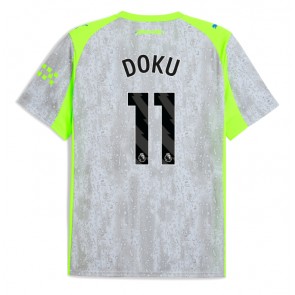 Manchester City Jeremy Doku #11 Rezervni Dres 2025-26 Kratak Rukavima